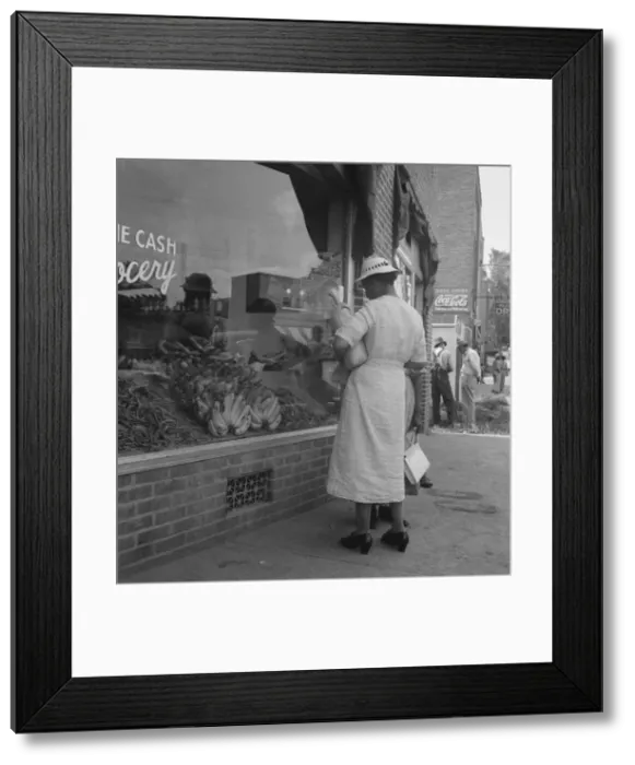Framed Print : Main street, Pittsboro, North Carolina, 1939. Creator: Dorothea Lange Framed Print : Main street, Pittsboro, North Carolina, 1939. Creator: Dorothea Lange