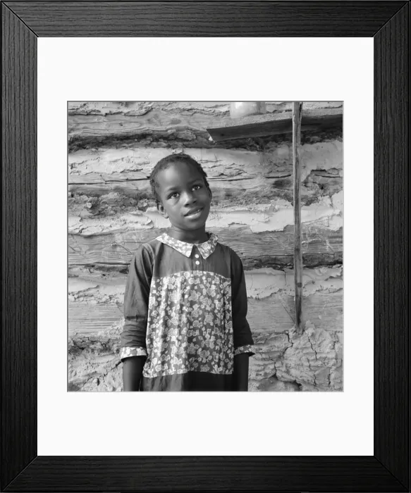 Framed Print : Grandchild of Zollie Lyons, tobacco sharecropper, Wake County, North Carolina, 1939. Creator: Dorothea Lange Framed Print : Grandchild of Zollie Lyons, tobacco sharecropper, Wake County, North Carolina, 1939. Creator: Dorothea Lange