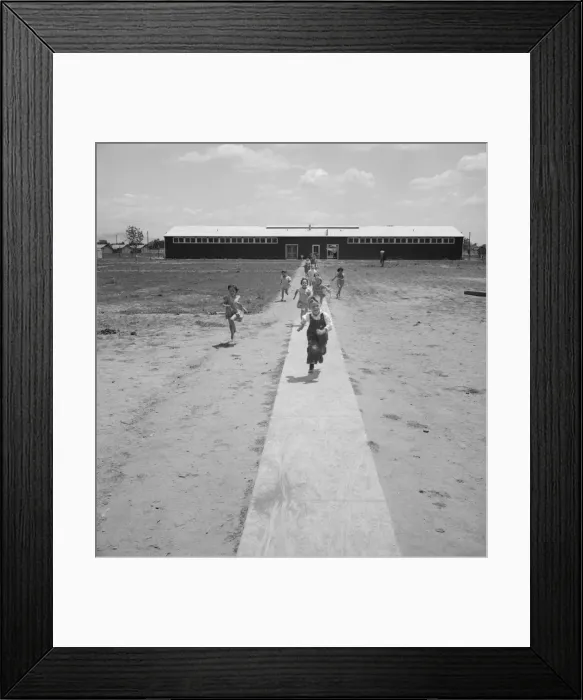 Framed Print : Nursery school children showing community... Farmersville FSA camp, Tulare County, CA, 1939 Creator: Dorothea Lange Framed Print : Nursery school children showing community... Farmersville FSA camp, Tulare County, CA, 1939 Creator: Dorothea Lange