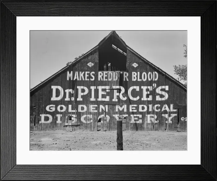 Framed Print : Dairy barn, between Tulare and Fresno, California, 1939. Creator: Dorothea Lange Framed Print : Dairy barn, between Tulare and Fresno, California, 1939. Creator: Dorothea Lange