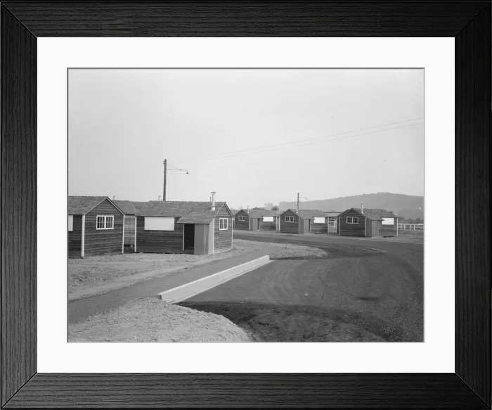 Framed Print : Another view of the newly constructed camp, near McMinnville, Yamhill County, Oregon, 1939. Creator: Dorothea Lange Framed Print : Another view of the newly constructed camp, near McMinnville, Yamhill County, Oregon, 1939. Creator: Dorothea Lange