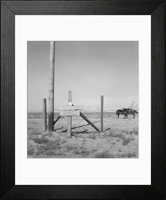 Framed Print : Farm for sale, Willow Creek area, Malheur County, Oregon, 1939. Creator: Dorothea Lange Framed Print : Farm for sale, Willow Creek area, Malheur County, Oregon, 1939. Creator: Dorothea Lange