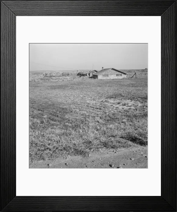 Framed Print : Bartheloma basement house, Nyssa Heights, Malheur County, Oregon, 1939. Creator: Dorothea Lange Framed Print : Bartheloma basement house, Nyssa Heights, Malheur County, Oregon, 1939. Creator: Dorothea Lange