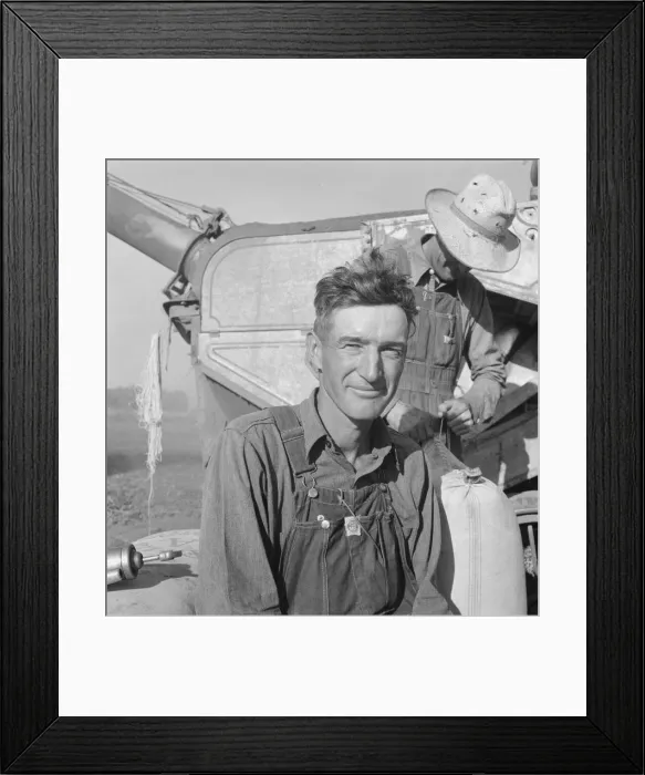 Framed Print : Oklahoman, worked three years as farm laborer... near Ontario, Malheur County, Oregon, 1939. Creator: Dorothea Lange Framed Print : Oklahoman, worked three years as farm laborer... near Ontario, Malheur County, Oregon, 1939. Creator: Dorothea Lange