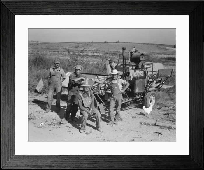 Framed Print : Stephen brothers, Joe, Jim, Eugene, Fred, Nyssa Heights district, Malheur County, Oregon, 1939. Creator: Dorothea Lange Framed Print : Stephen brothers, Joe, Jim, Eugene, Fred, Nyssa Heights district, Malheur County, Oregon, 1939. Creator: Dorothea Lange
