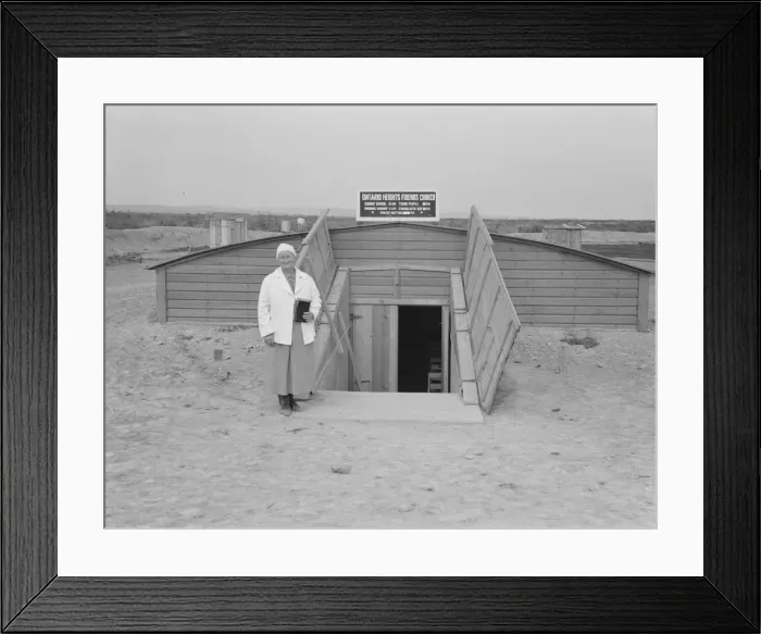 Framed Print : Mrs. Wardlow, Friends church (Quaker), Dead Ox Flat, Oregon, 1939. Creator: Dorothea Lange Framed Print : Mrs. Wardlow, Friends church (Quaker), Dead Ox Flat, Oregon, 1939. Creator: Dorothea Lange