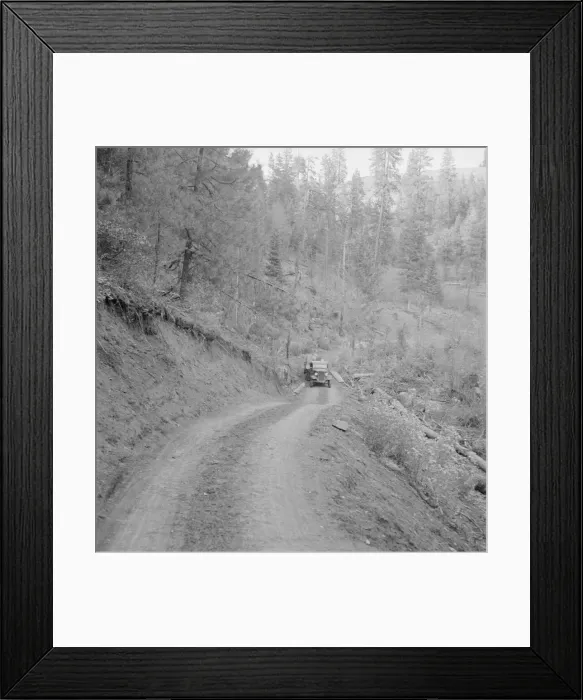 Framed Print : Bringing in load of logs late in the afternoon... Ola self-help co-op farm, Gem County, Idaho, 1939. Creator: Dorothea Lange Framed Print : Bringing in load of logs late in the afternoon... Ola self-help co-op farm, Gem County, Idaho, 1939. Creator: Dorothea Lange
