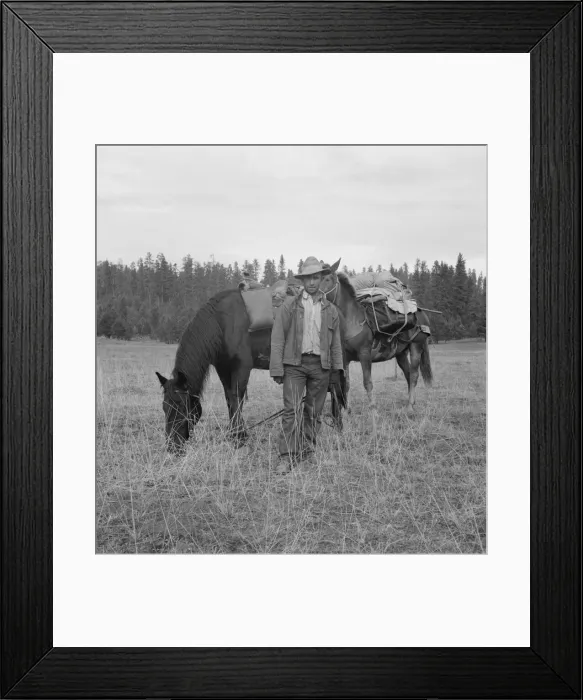 Framed Print : Basque sheep herder who speaks broken English coming down... Adams County, Idaho, 1939. Creator: Dorothea Lange Framed Print : Basque sheep herder who speaks broken English coming down... Adams County, Idaho, 1939. Creator: Dorothea Lange