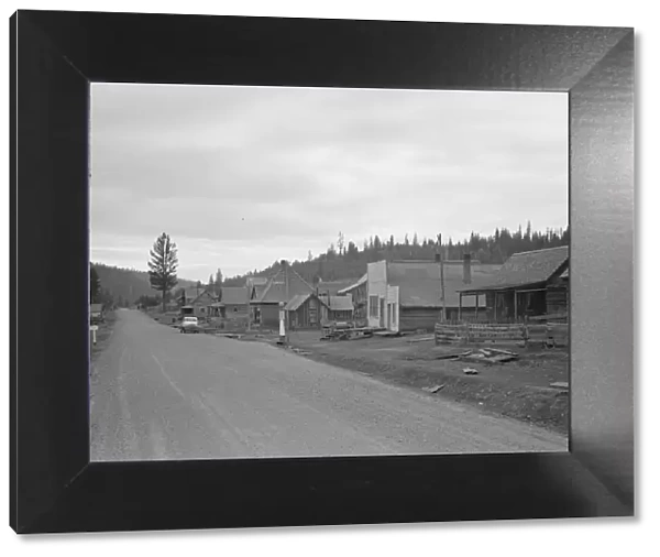 This town is nearly deserted since the sawmill shut down, Tamarack, Adams County, Idaho, 1939. Creator: Dorothea Lange