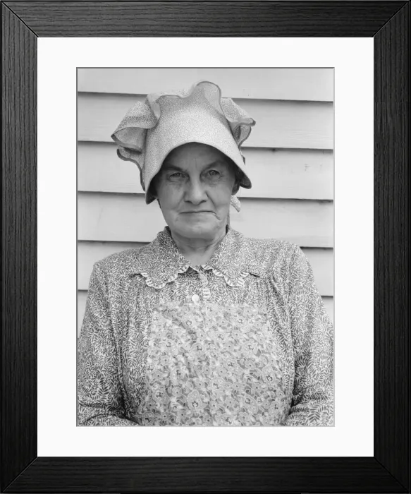 Framed Print : Member of the congregation of Wheeleys church... near Gordonton, North Carolina, 1939. Creator: Dorothea Lange Framed Print : Member of the congregation of Wheeleys church... near Gordonton, North Carolina, 1939. Creator: Dorothea Lange
