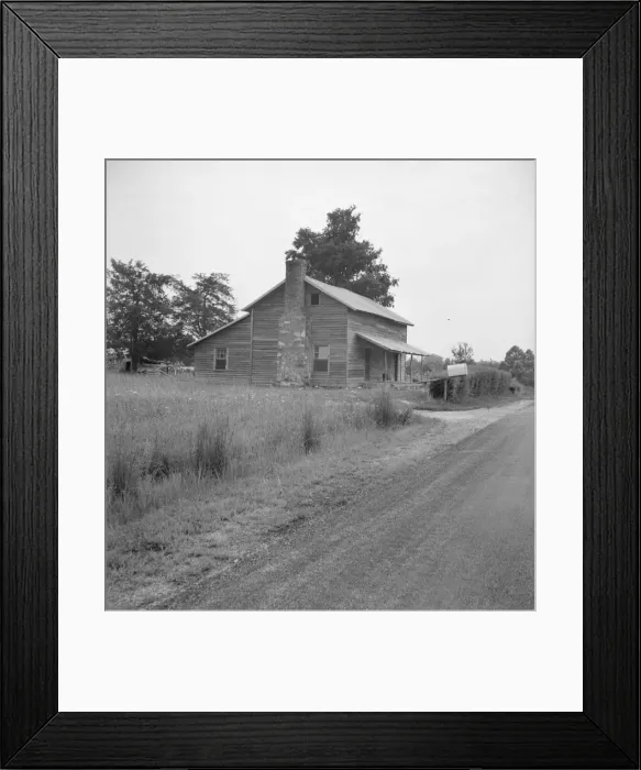 Framed Print : Tobacco sharecroppers house... Whitfield family, near Gordonton, North Carolina, 1939. Creator: Dorothea Lange Framed Print : Tobacco sharecroppers house... Whitfield family, near Gordonton, North Carolina, 1939. Creator: Dorothea Lange