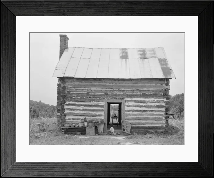 Framed Print : Negro sharecropper house, Person County, North Carolina, 1939. Creator: Dorothea Lange Framed Print : Negro sharecropper house, Person County, North Carolina, 1939. Creator: Dorothea Lange