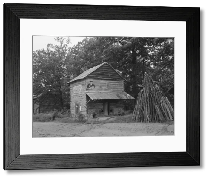 Framed Print : Tobacco barn near Gordonton, North Carolina, 1939. Creator: Dorothea Lange Framed Print : Tobacco barn near Gordonton, North Carolina, 1939. Creator: Dorothea Lange