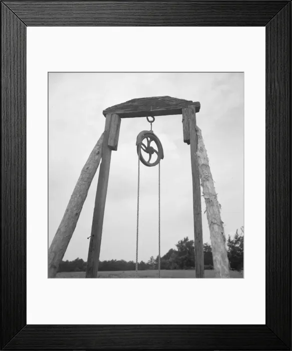Framed Print : Possibly: Negro sharecropper tobacco farm, Person County, North Carolina, 1939. Creator: Dorothea Lange