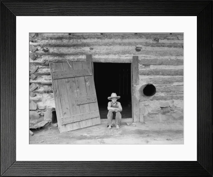 Framed Print : Ten year old son of tobacco sharecropper... Granville County, North Carolina, 1939. Creator: Dorothea Lange Framed Print : Ten year old son of tobacco sharecropper... Granville County, North Carolina, 1939. Creator: Dorothea Lange