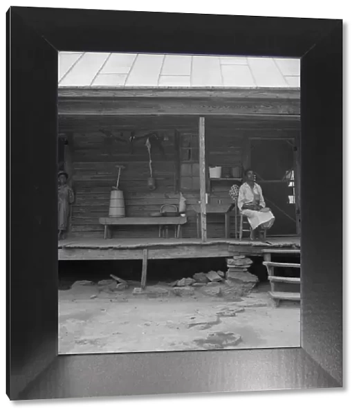 Porch of Negro tenant house, Person County, North Carolina, 1939. Creator: Dorothea Lange