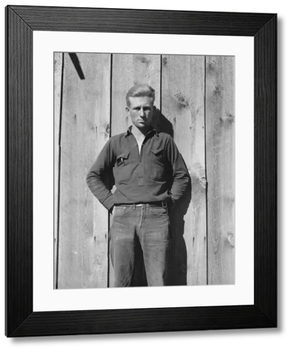Framed Print : Possibly: One of the thirty-six members, Ola self-help sawmill co-op, Gem County, Idaho, 1939. Creator: Dorothea Lange Framed Print : Possibly: One of the thirty-six members, Ola self-help sawmill co-op, Gem County, Idaho, 1939. Creator: Dorothea Lange