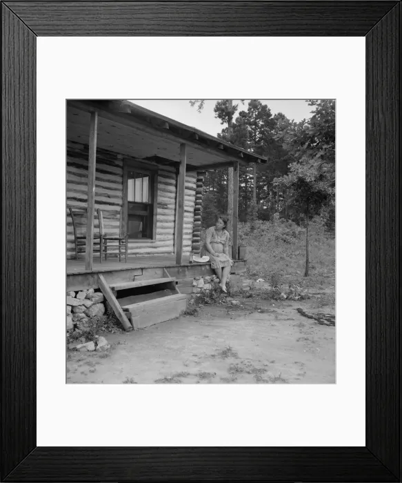 Framed Print : Millworkers home six miles north of Roxboro, North Carolina, 1939. Creator: Dorothea Lange Framed Print : Millworkers home six miles north of Roxboro, North Carolina, 1939. Creator: Dorothea Lange