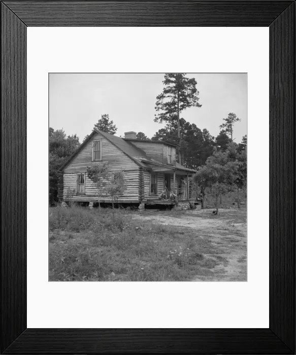 Framed Print : Millworkers house six miles north of Roxboro, North Carolina, Person County, North Carolina, 1939. Creator: Dorothea Lange Framed Print : Millworkers house six miles north of Roxboro, North Carolina, Person County, North Carolina, 1939. Creator: Dorothea Lange