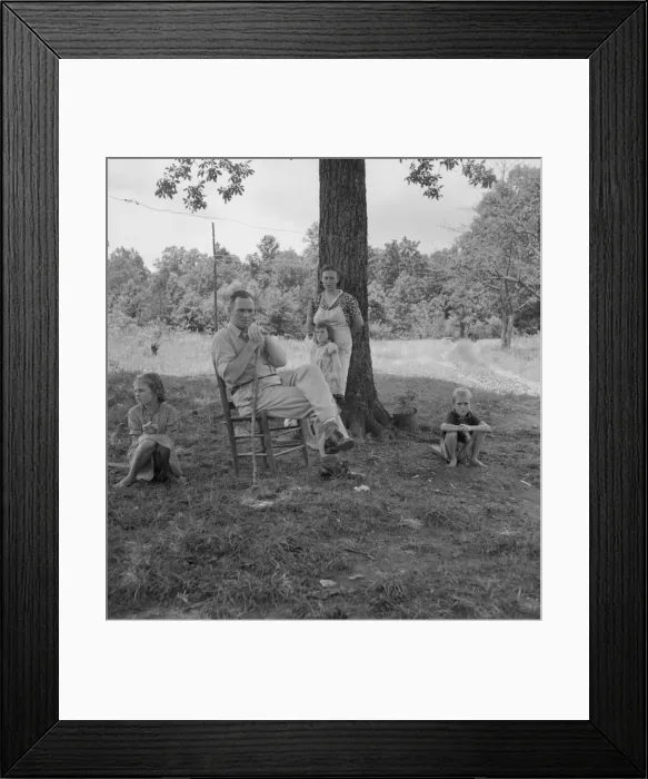 Framed Print : Father crippled with rheumatism, Orange County, North Carolina, 1939. Creator: Dorothea Lange Framed Print : Father crippled with rheumatism, Orange County, North Carolina, 1939. Creator: Dorothea Lange