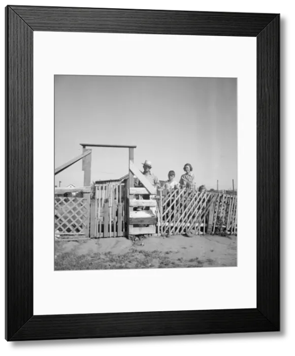 Framed Print : Family from Oklahoma, Highway City, near Fresno, California, 1939. Creator: Dorothea Lange Framed Print : Family from Oklahoma, Highway City, near Fresno, California, 1939. Creator: Dorothea Lange