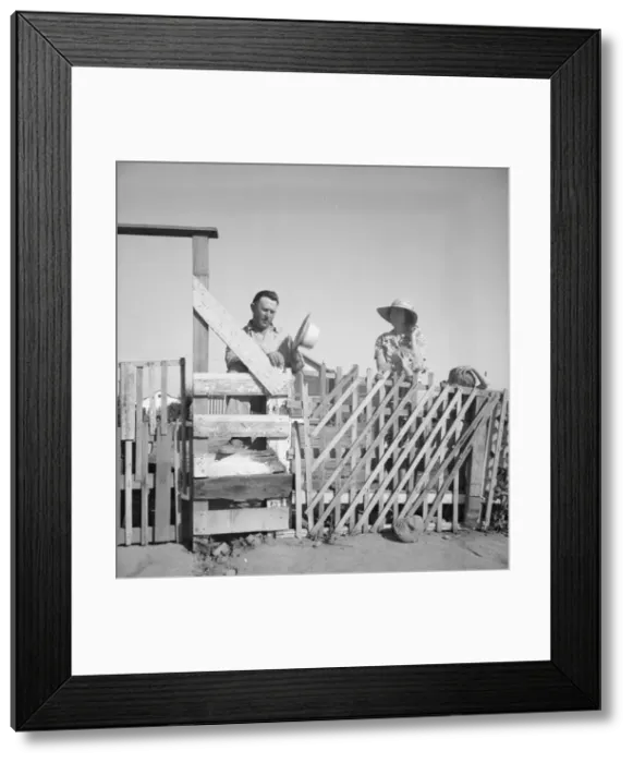 Framed Print : Family from Oklahoma, Highway City, near Fresno, California, 1939. Creator: Dorothea Lange Framed Print : Family from Oklahoma, Highway City, near Fresno, California, 1939. Creator: Dorothea Lange
