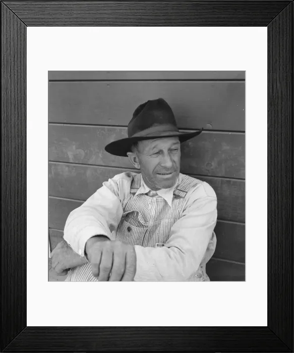 Framed Print : Tulare County, at Farm Security Administration (FSA) camp at Farmersville, California, 1939. Creator: Dorothea Lange Framed Print : Tulare County, at Farm Security Administration (FSA) camp at Farmersville, California, 1939. Creator: Dorothea Lange