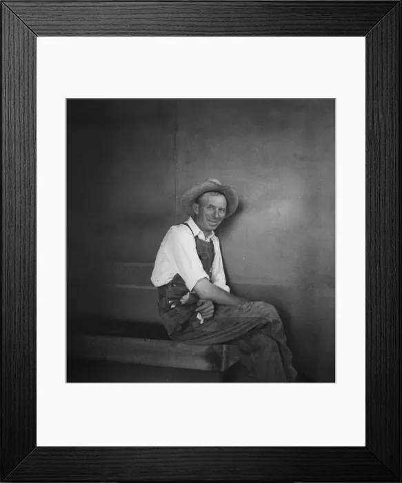 Framed Print : Tulare County, at Farm Security Administration (FSA) camp at Farmersville, California, 1939. Creator: Dorothea Lange Framed Print : Tulare County, at Farm Security Administration (FSA) camp at Farmersville, California, 1939. Creator: Dorothea Lange