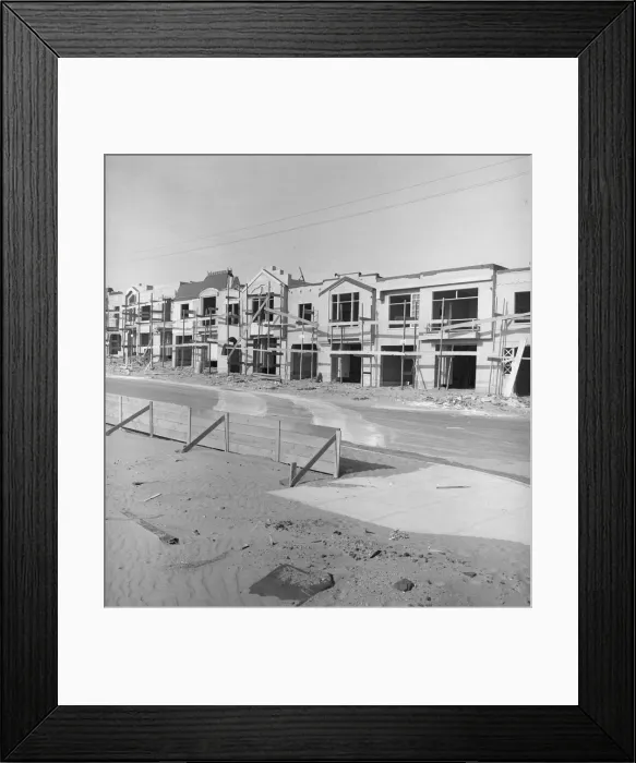 Framed Print : Note on modern architecture and home building, San Francisco, California, 1939. Creator: Dorothea Lange Framed Print : Note on modern architecture and home building, San Francisco, California, 1939. Creator: Dorothea Lange