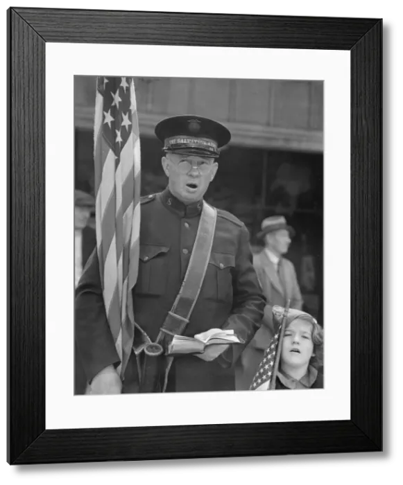 Framed Print : Salvation Army, San Francisco, California, 1939. Creator: Dorothea Lange Framed Print : Salvation Army, San Francisco, California, 1939. Creator: Dorothea Lange