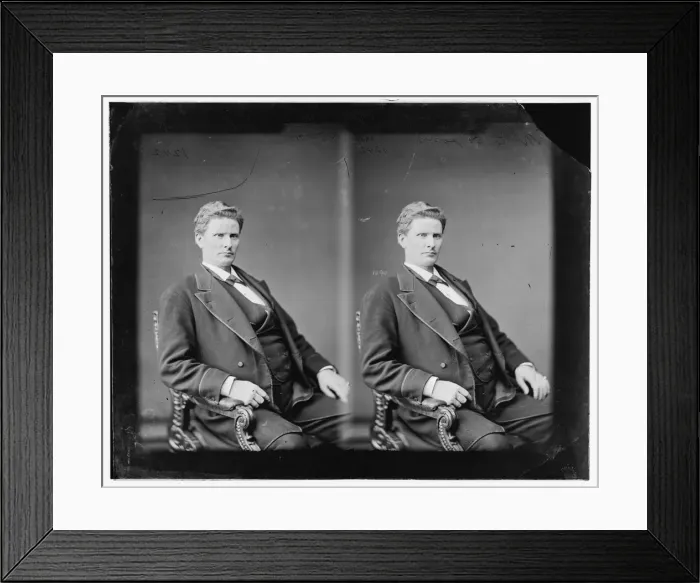 Framed Print : Senator Charles William Jones of Florida, 1865-1880. Creator: Unknown Framed Print : Senator Charles William Jones of Florida, 1865-1880. Creator: Unknown