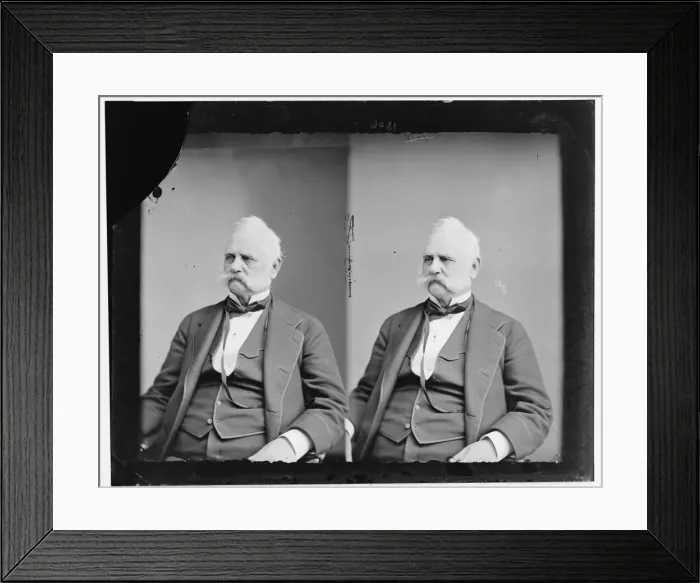 Framed Print : Hendrick Bradley Wright of Pennsylvania, 1865-1880. Creator: Unknown Framed Print : Hendrick Bradley Wright of Pennsylvania, 1865-1880. Creator: Unknown