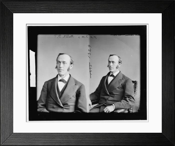 Framed Print : Senator Thomas Collier Platt of New York, 1865-1880. Creator: Unknown Framed Print : Senator Thomas Collier Platt of New York, 1865-1880. Creator: Unknown