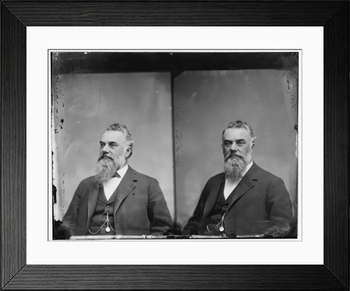 Framed Print : Senator James G. Fair of Nevada, 1865-1880. Creator: Unknown Framed Print : Senator James G. Fair of Nevada, 1865-1880. Creator: Unknown