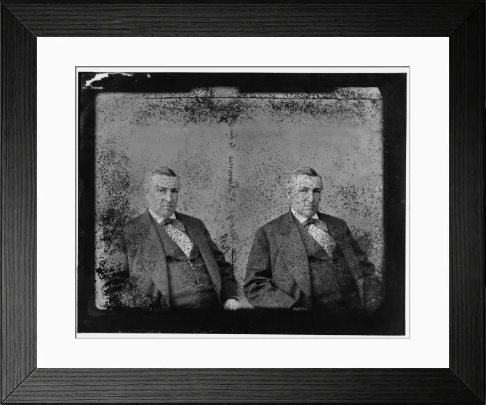 Framed Print : Senator George R. Dennis of Maryland, 1865-1880. Creator: Unknown Framed Print : Senator George R. Dennis of Maryland, 1865-1880. Creator: Unknown