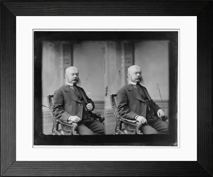 Framed Print : Terence John Quinn of New York, 1865-1880. Creator: Unknown Framed Print : Terence John Quinn of New York, 1865-1880. Creator: Unknown