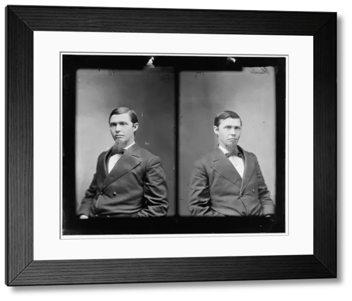 Framed Print : Senator Preston Bierce Plumb of Kansas, 1865-1880. Creator: Unknown Framed Print : Senator Preston Bierce Plumb of Kansas, 1865-1880. Creator: Unknown
