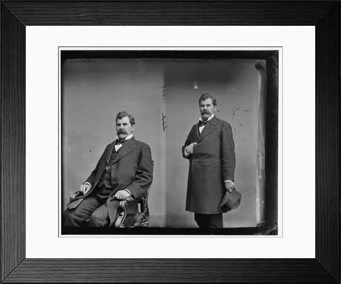 Framed Print : John King Luttrell of California, 1865-1880. Creator: Unknown Framed Print : John King Luttrell of California, 1865-1880. Creator: Unknown