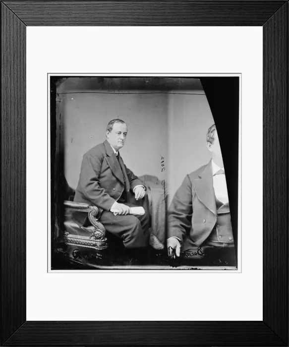 Framed Print : David Rea of Missouri, 1865-1880. Creator: Unknown Framed Print : David Rea of Missouri, 1865-1880. Creator: Unknown