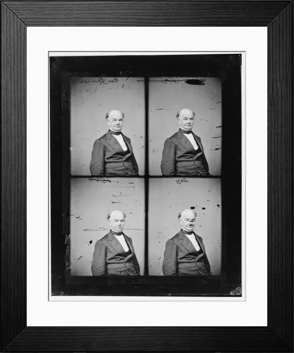 Framed Print : General Francis Elias Spinner, 1865-1880. Creator: Unknown Framed Print : General Francis Elias Spinner, 1865-1880. Creator: Unknown