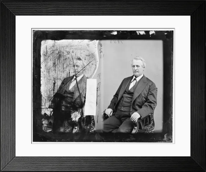 Framed Print : Thomas Samuel Ashe of North Carolina, 1865-1880. Creator: Unknown Framed Print : Thomas Samuel Ashe of North Carolina, 1865-1880. Creator: Unknown