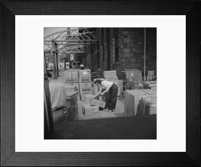 Framed Print : Mrs. Dorothy Bell, Irish-German descent, twenty-seven years old... New Britain, Connecticut, 1943. Creator: Gordon Parks Framed Print : Mrs. Dorothy Bell, Irish-German descent, twenty-seven years old... New Britain, Connecticut, 1943. Creator: Gordon Parks