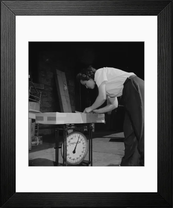 Framed Print : Mrs. Dorothy Bell, Irish-German descent, twenty-seven years old... New Britain, Connecticut, 1943. Creator: Gordon Parks Framed Print : Mrs. Dorothy Bell, Irish-German descent, twenty-seven years old... New Britain, Connecticut, 1943. Creator: Gordon Parks