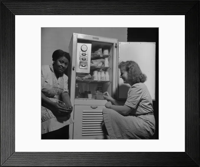 Framed Print : Possibly: A child care center opened September 15, 1942 for... New Britain, Connecticut, 1943. Creator: Gordon Parks Framed Print : Possibly: A child care center opened September 15, 1942 for... New Britain, Connecticut, 1943. Creator: Gordon Parks