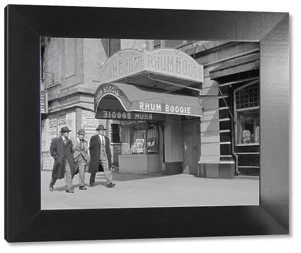 Scene in Harlem, New York, 1943. Creator: Gordon Parks