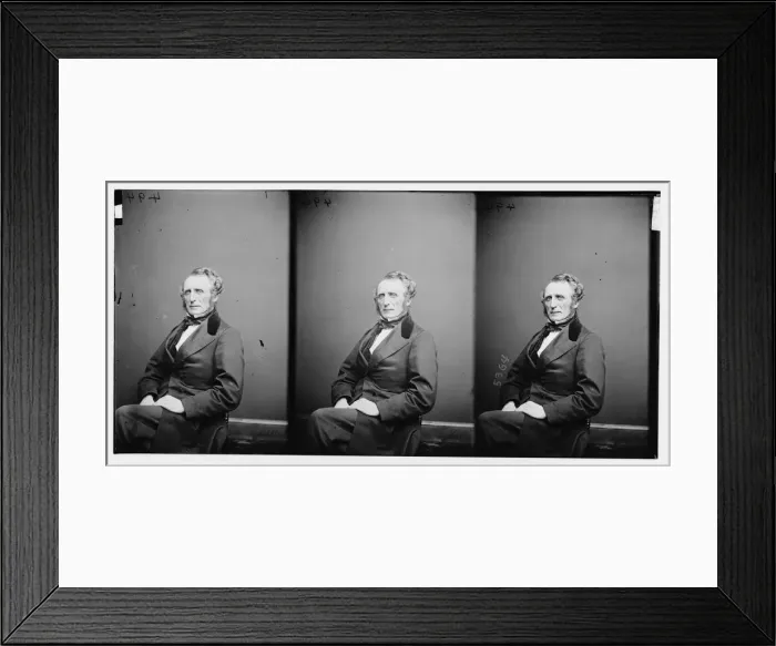 Framed Print : Hon. John Armor Bingham of Ohio, ca. 1860-1865. Creator: Unknown Framed Print : Hon. John Armor Bingham of Ohio, ca. 1860-1865. Creator: Unknown