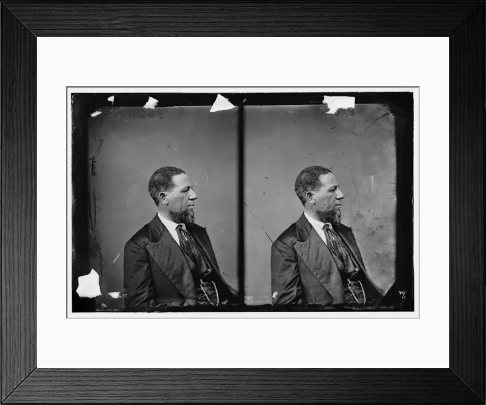 Framed Print : Hon. Hiram R. Revels of Miss. ca. 1870. Creator: Unknown Framed Print : Hon. Hiram R. Revels of Miss. ca. 1870. Creator: Unknown