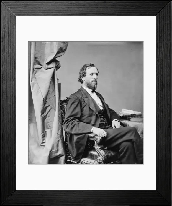 Framed Print : Senator Benjamin F. Rice of Arkansas, 1860-1875. Creator: Unknown Framed Print : Senator Benjamin F. Rice of Arkansas, 1860-1875. Creator: Unknown