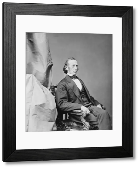 Framed Print : Senator James Willis Patterson of New Hampshire, 1860-1875. Creator: Unknown Framed Print : Senator James Willis Patterson of New Hampshire, 1860-1875. Creator: Unknown