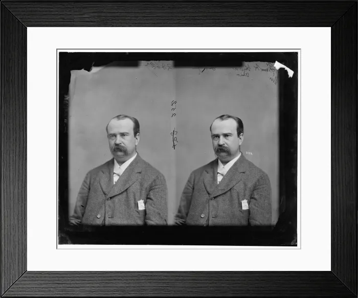 Framed Print : Frank Hunt Hurd of Ohio, 1865-1880. Creator: Unknown Framed Print : Frank Hunt Hurd of Ohio, 1865-1880. Creator: Unknown